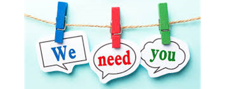 We Need YOU!